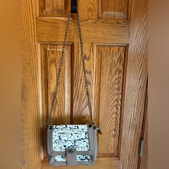 Yumi Purse Chain Strap Tea Cup Coffee Mug Bag Shoulder Crossbody - Picture 2 of 15